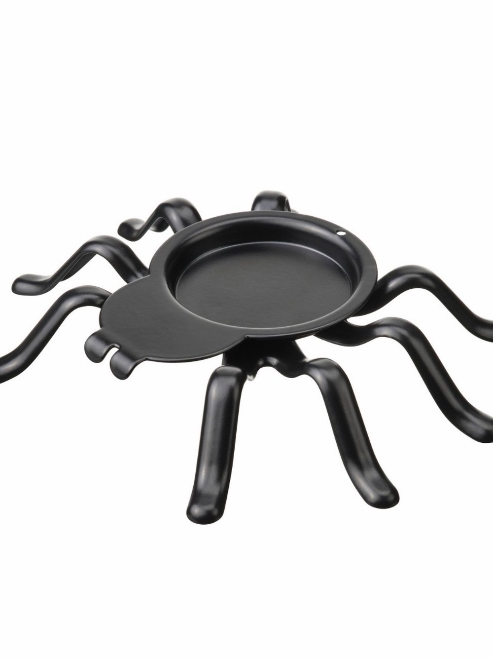 IKEA Kustfyr Halloween Spider Tealight Holder Black New
